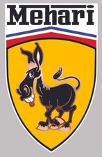 AUTOCOLLANT MEHARI CITROEN 2CV