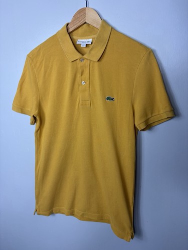 Polo lacoste jaune homme - jaune,