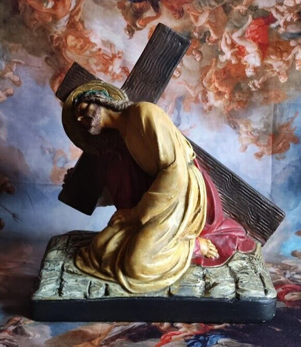 Statue jesus christ chemin - statue,