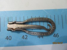 Antique Advertising Folding Boot Button Pull or Lace Up Pull