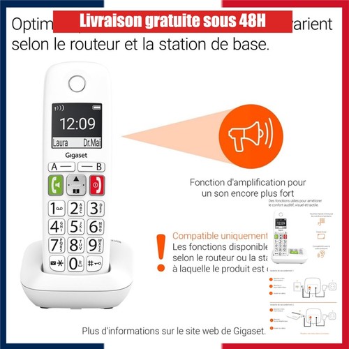 Gigaset e290a téléphone sans - gigaset,