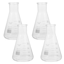 4pcs Erlenmeyer Borosilicate