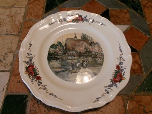 Assiette plate diam - diam, 25