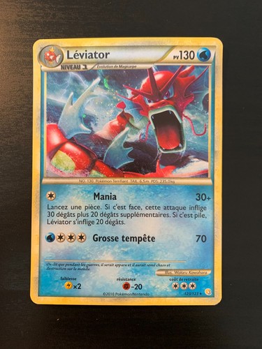 Carte pokémon léviator - pokémon,