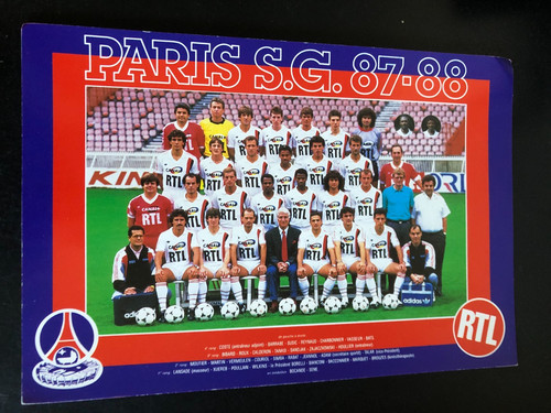 Carte officielle psg - carte,