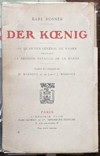 Der koenig karl rosner - rosner,