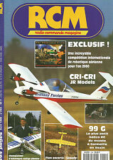 RCM N°204 PLAN : RACER 400 - SPEEDY / CRI-CRI JR MODELS / 99 G RC helicopter