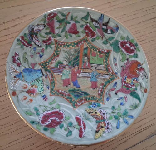 Assiette chinoise xixe - assiette,