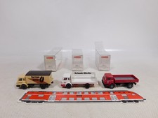 Wiking 1:87 H0 3x Camion Abatteuse IH 0446 Carstens 0560 Chevalier Mint + Box #