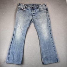 Diesel Zathan Jeans Mens 36x30 Bootcut Distressed Denim 0073P Morocco Tag 38x32
