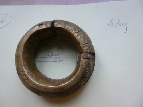 Bracelet bronze africain - bronze, 4