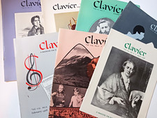 7 Vintage Clavier Piano Organ Magazines 1967-68 Music Articles Great Covers
