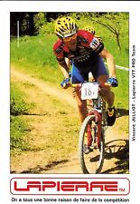 CYCLING cycling card VINCENT JULLIOT team LAPIERRE MOUNTAIN BIKE PRO