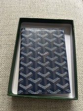 Goyard Passport Cover BlueColor Preowned