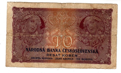 Czechoslovakia billet korun - billet, 10