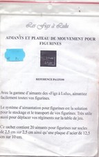  REF PA 125100 BAG OF 20 MAGNETS 2.5CM/2.5CM PLUS STEEL PLATE