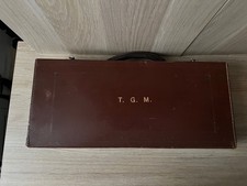 Mallette cuir avec 3 tabliers MM+ 1 de Royal Arche 1920-1950