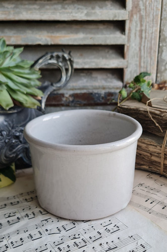 Ancien pot confiture gres - pot,
