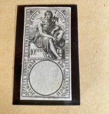 Très rare timbre fiscal du