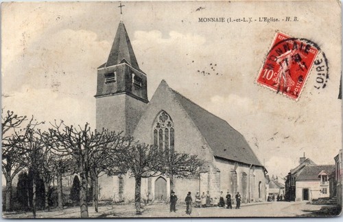 Currency old postcard - 37,