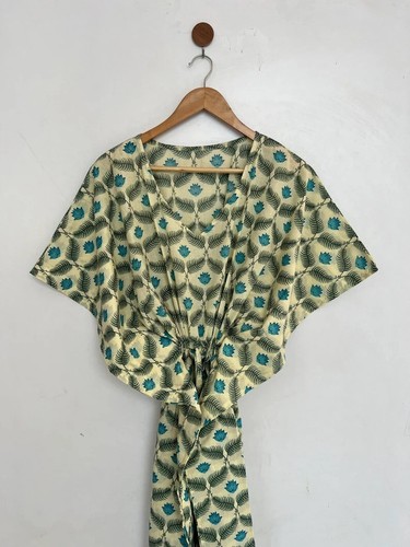 Robe maxi kaftan coton - maxi,