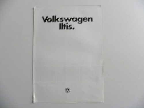 Brochure volkswagen iltis - brochure,
