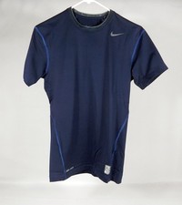 2011 Mens Nike Pro Combat Authentic Navy Training Dri Fit Shirt Core NWT L 77S
