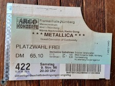 ticket billet used place