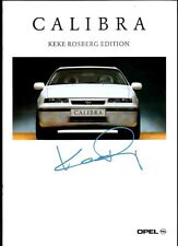 Opel Calibra brochure 9.1994 Keke Rosberg Edition mint!!!