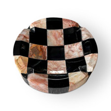 Cendrier En Marbre À Carreaux