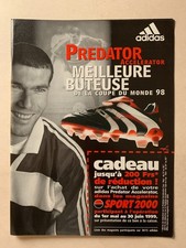 PUBLICITE 1999 - SPORT 2000 - ADIDAS PREDATOR ACCELERATOR - ZINEDINE ZIDANE