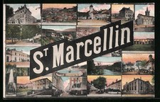 CPA St-Marcellin, cascade