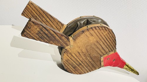 Ancien soufflet cheminée - soufflet,