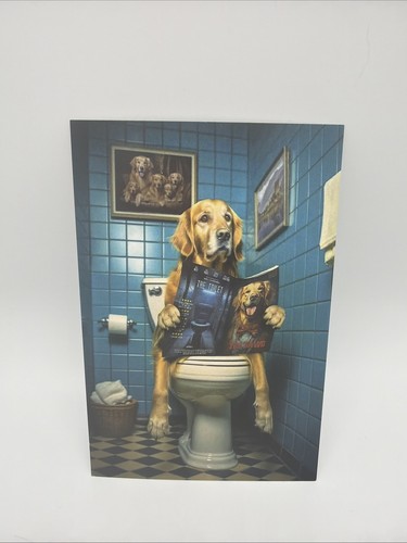 Affiche humoristique golden - affiche,
