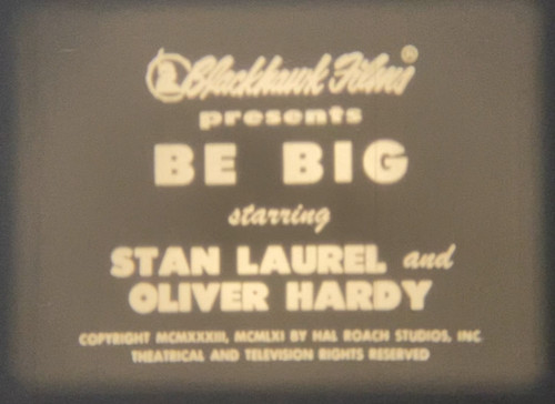 Big super 8mm - “be, big”