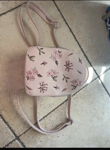 Sac dos femme rose floral - à,