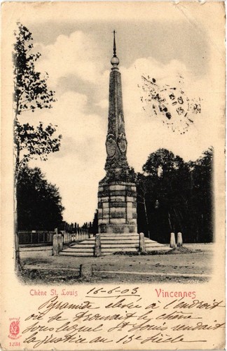 Old postcard chéne louis - postcard, st-louis