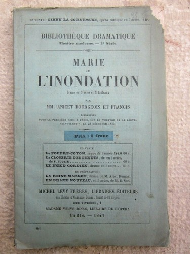 Livret ancien théâtre - livret,