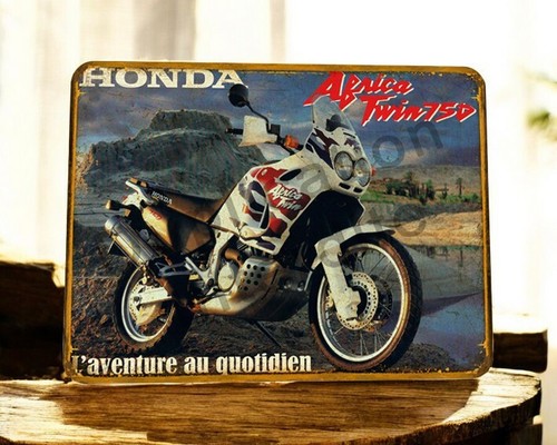 Plaque métal vintage honda - plaque,