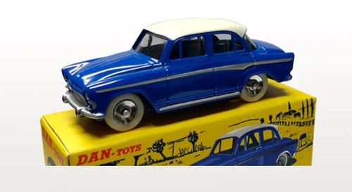 Simca aronde p60 - bleu, toit