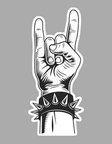 Rock and roll signe main - rock,