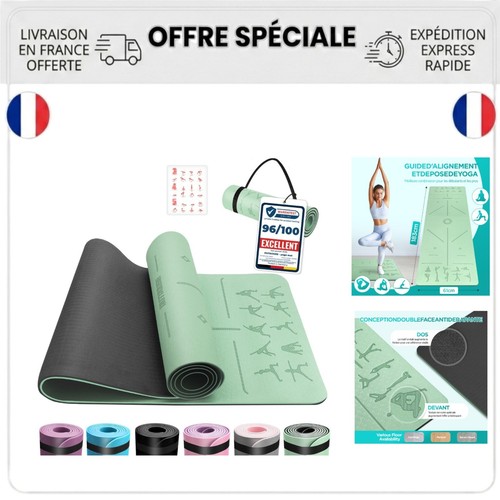 Tapis yoga antidérapant - tapis, de