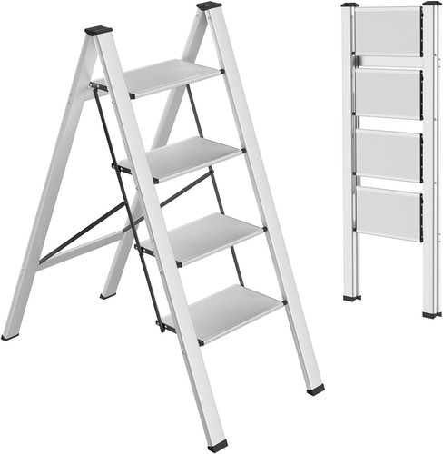 Escabeau marches acier - escabeau, 4