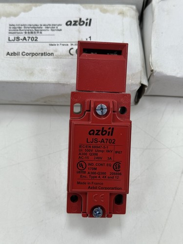 Azbil ljs a702 safety - safety, limit
