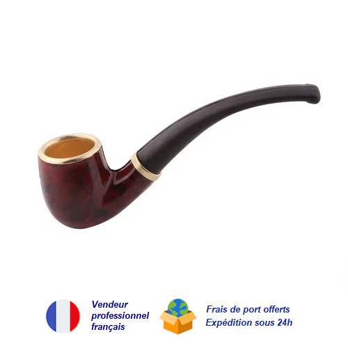 Pipe tabac courbe - à,