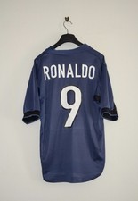 ?1998/99 RONALDO authentic shirt Inter retro Brazil jersey t-shirt maillot
