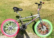 Vélo BMX 20 pouces , chromé