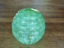 Ancien globe moucheté art déco verre de Clichy Tulipe abat jour Lampe Lustre