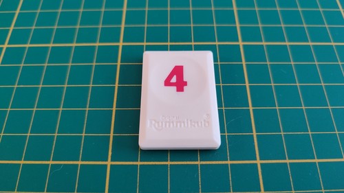 Tuile chiffre quatre - 4,