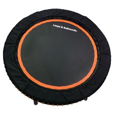 LEAPS & REBOUNDS 48" Mini Trampoline & Rebounder Gym Equipment, Orange(Open Box)